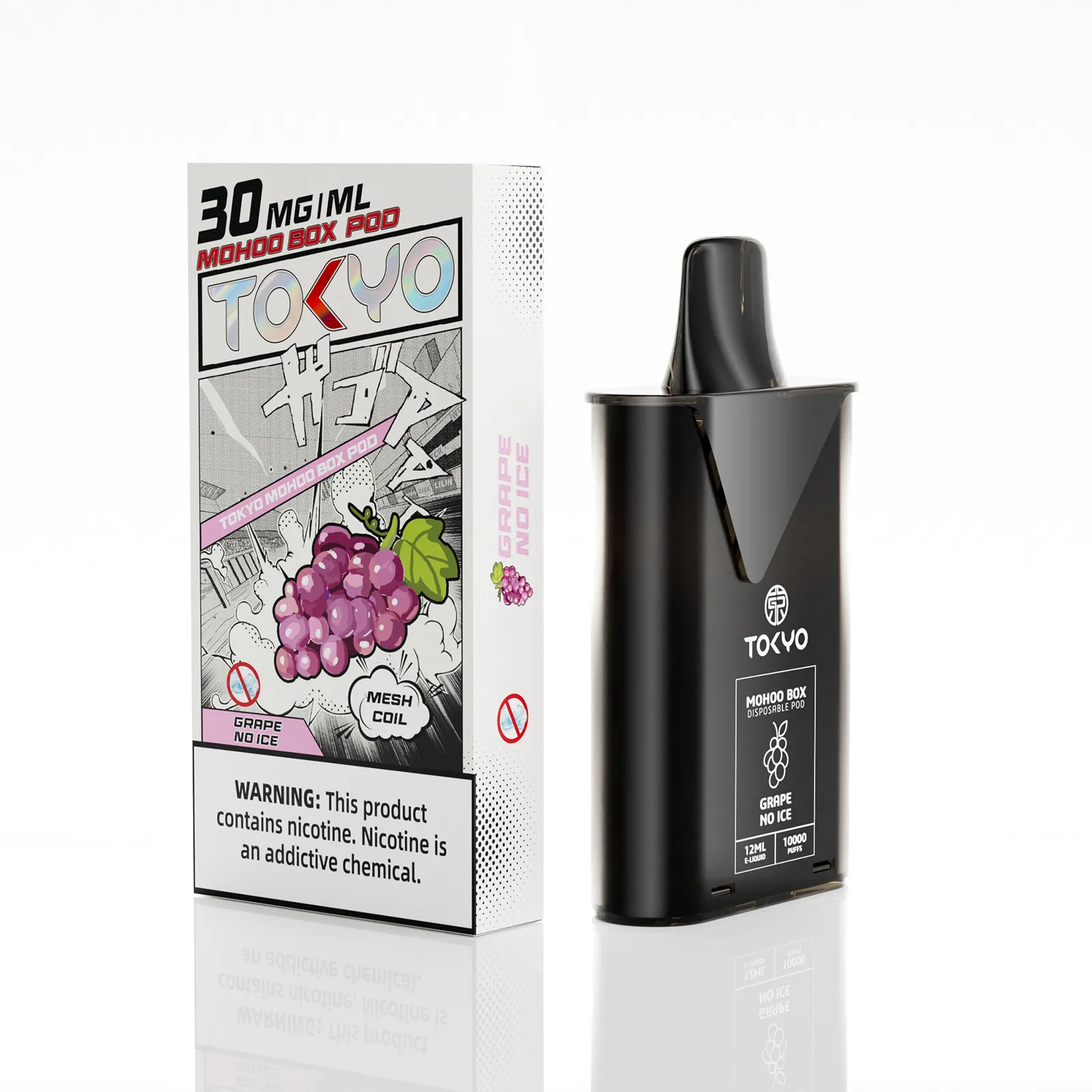 無涼葡萄口味 東京魔盒電子煙彈 為您帶來純粹濃郁的葡萄香氣,猶如置身於盛夏葡萄園中:圖片 2